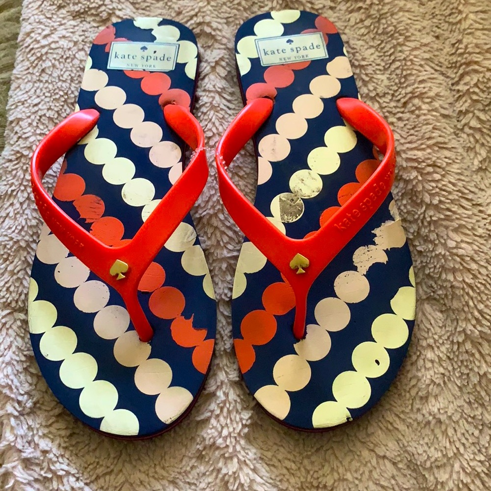 Kate Spade New York flip flops 9/10